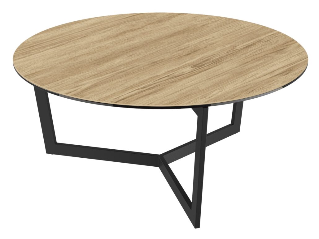 Tamara laque coffee table - Ceramic Clear Oak