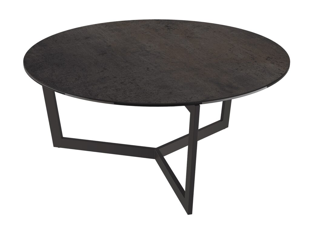 Tamara laque coffee table - Steel Ceramic