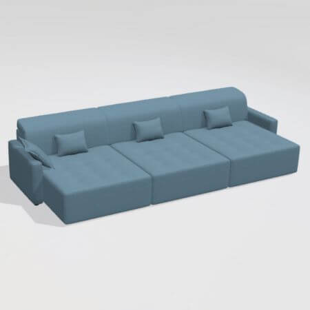 Paradis 2L+3AX XL sofa from Fama