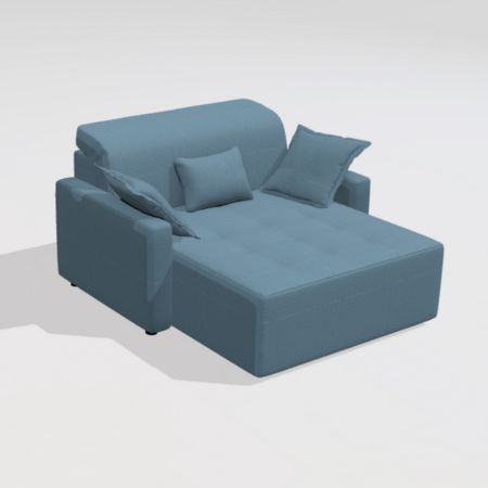 Paradis 2L + AXR snuggler sofa