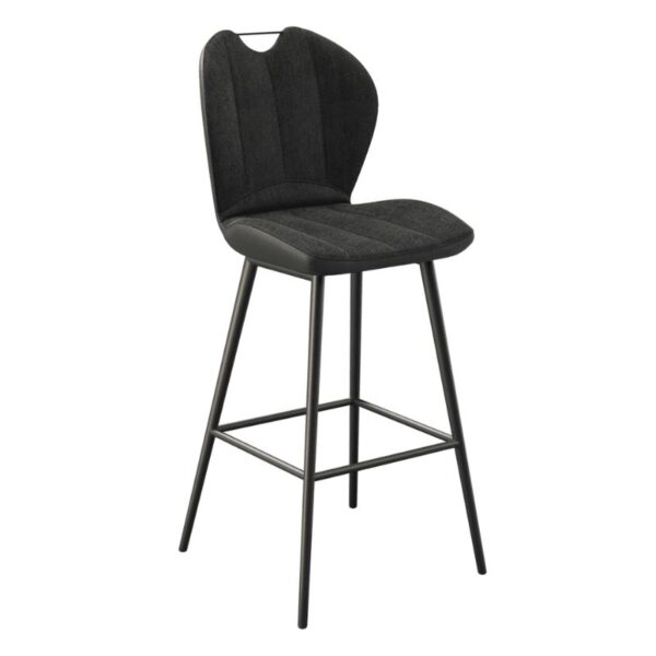 New Jersey Bar Stool from Akante - Charcoal