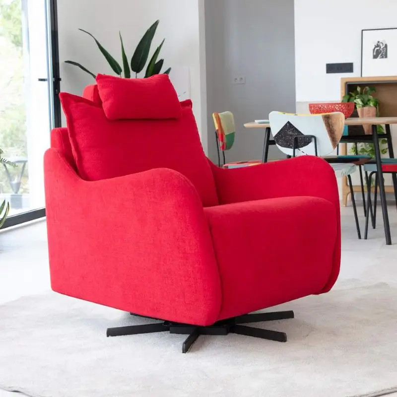 Abel Recliner and swivel chair from Fama