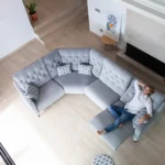 Grey Corner Sofa