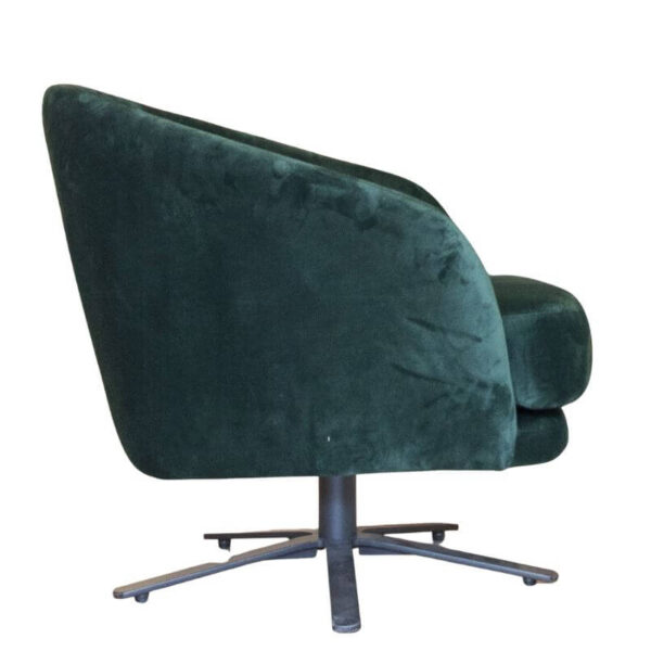 Komba - Green Velvet Swivel Tub Chair
