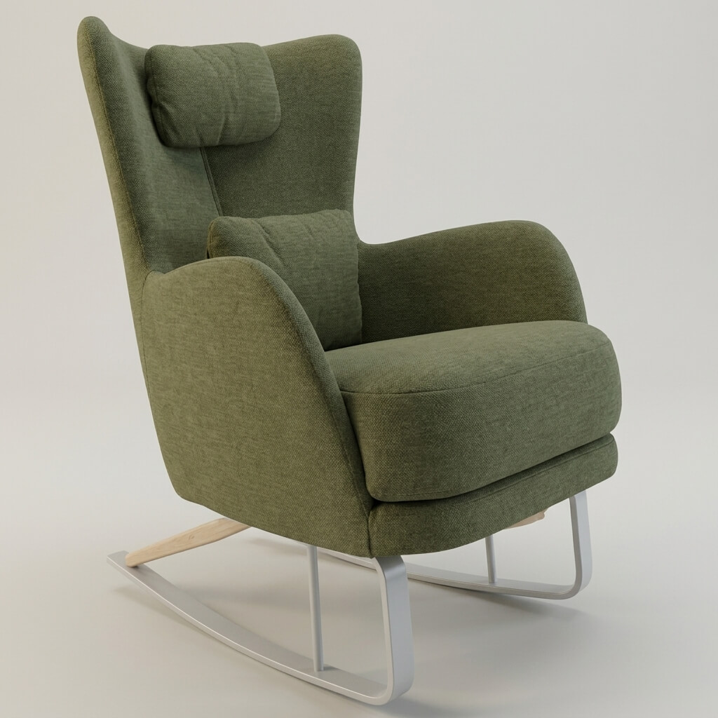 Kylian Rocking Chair Green