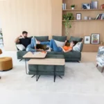 Large Green Sofa