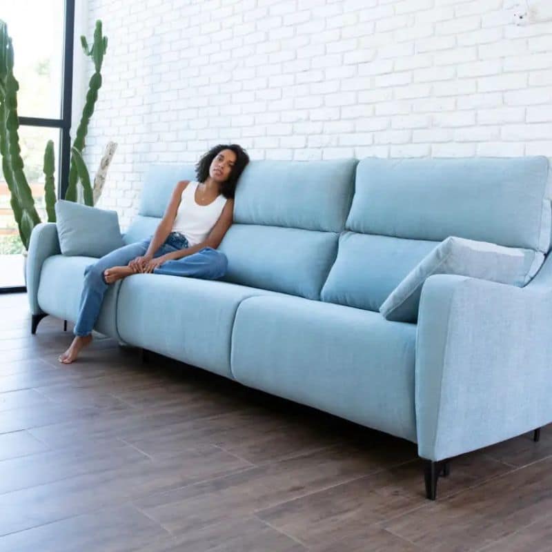 Large Blue Sofa