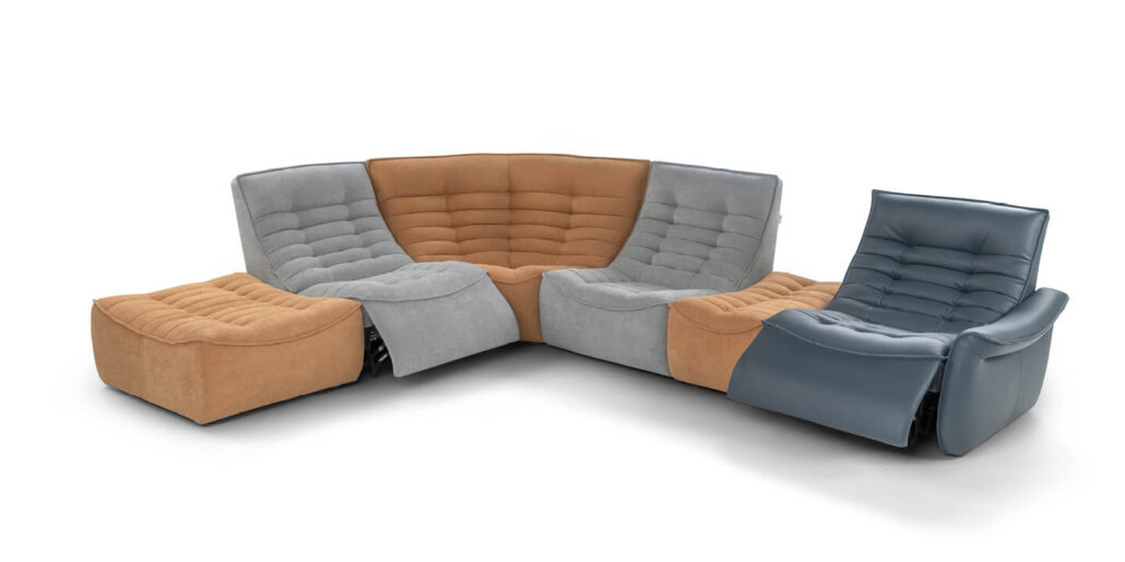 Foxtrot relax recliner corner modular sofa