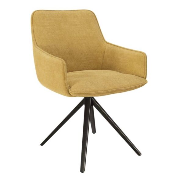 Amsterdam Swivel Dining Chair - Ocher