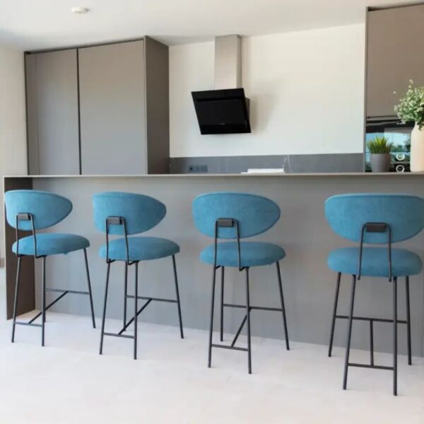 Nerieda - Blue Bar Stool from Fama