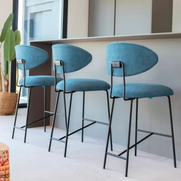 Nerieda - Blue Bar Stool from Fama