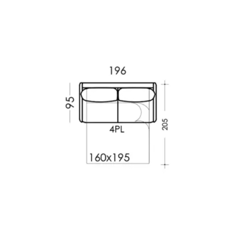 Bopy 4 seater Dimensions