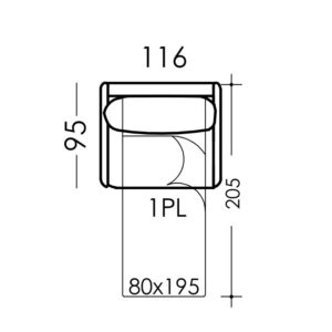 Bopy Armchair Bed Dimensions