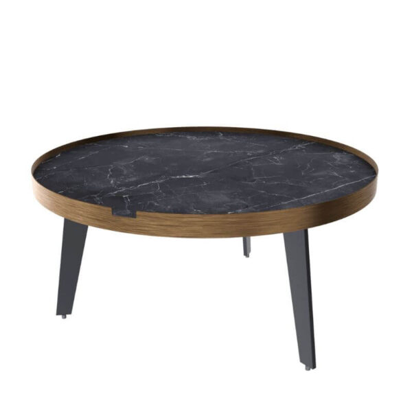 Genoa Ceramic Coffee Table - Marquina Marble
