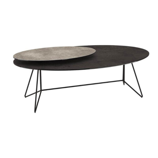 Genoa Coffee Table - Dark Steel
