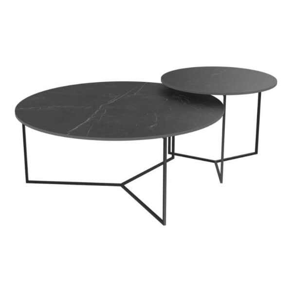 Venzia Ceramic Coffee Table - Marquina Ceramic
