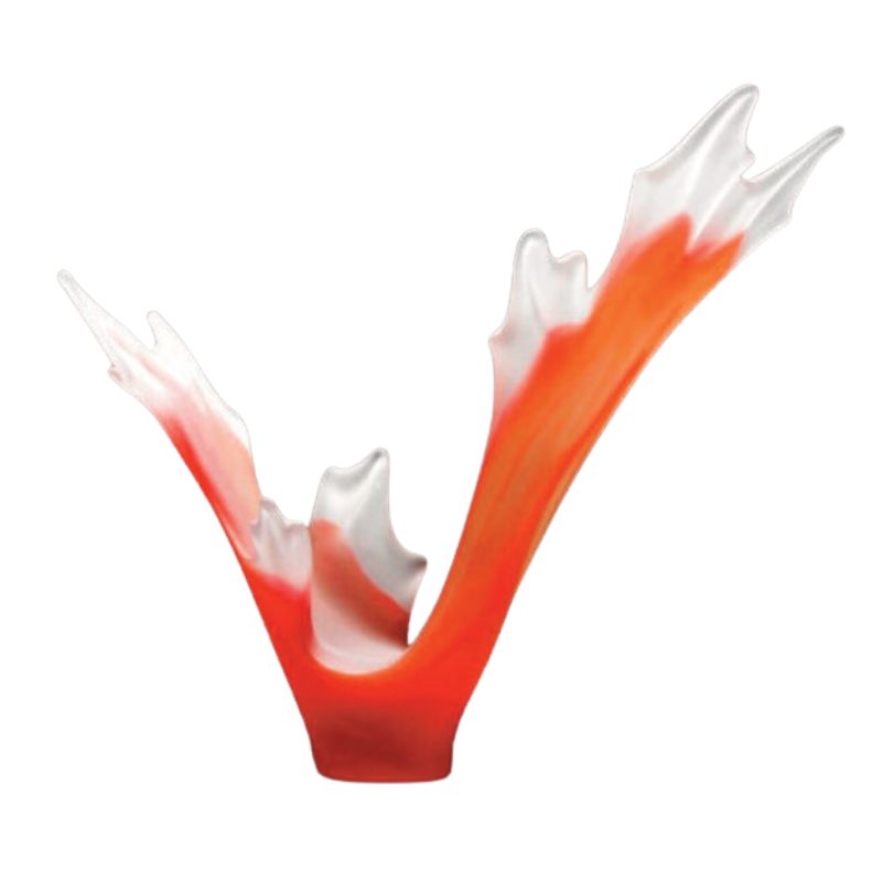 Red Splash Sculpture