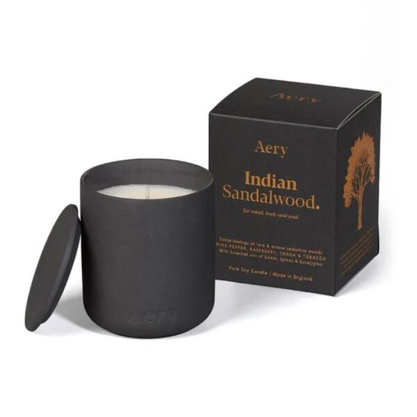 Indian Sandalwood Scented Candle from Aery