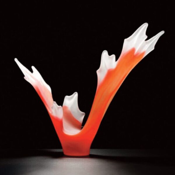 Red Splash Sculpture