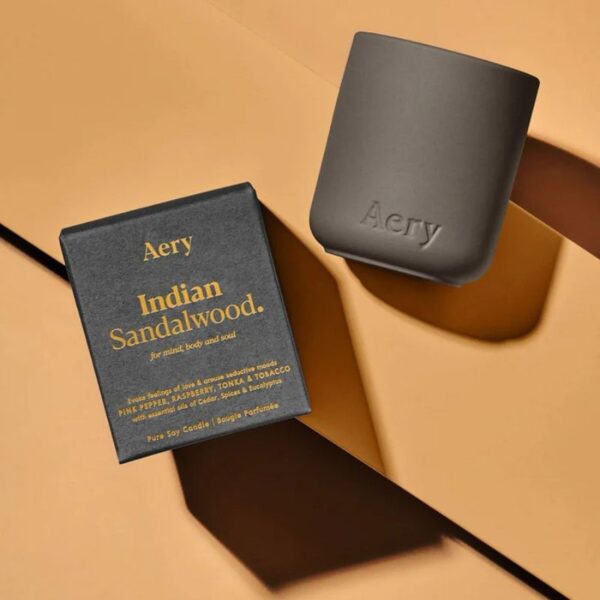 Indian Sandalwood Mini Candle from Aery