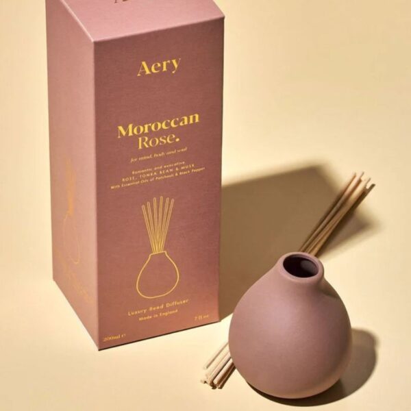 Moroccan Rose Reed Diffuser from Aery
