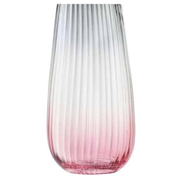 Dusk Vase Pink/Grey H28cm - LSA