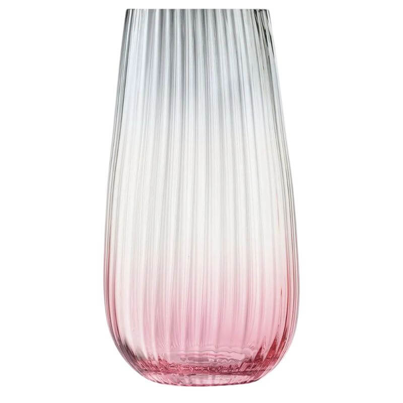 Dusk Vase Pink/Grey H28cm - LSA