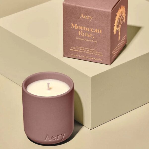 Moroccan Rose Mini Candle from Aery