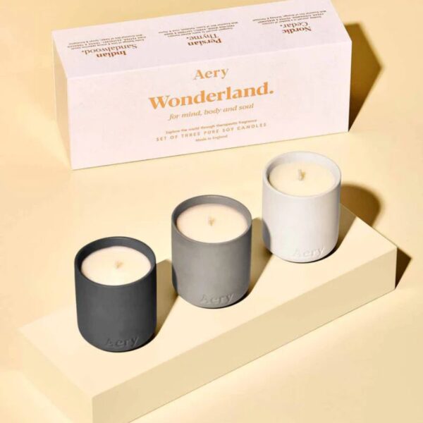 Wonderland Gift Set - 3 Mini Candles from Aery