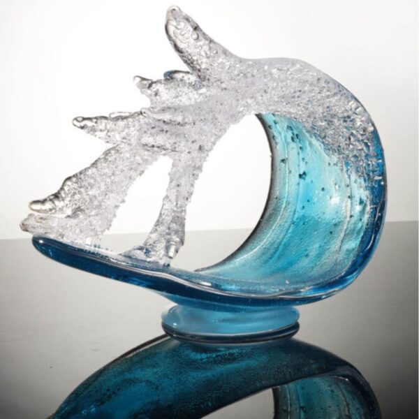 Large Double Crest Wave