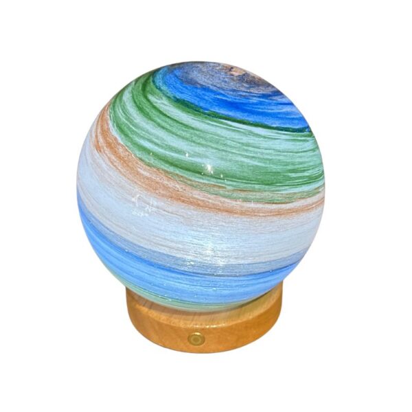 Planetary Lamp - Terra Azure 14cm