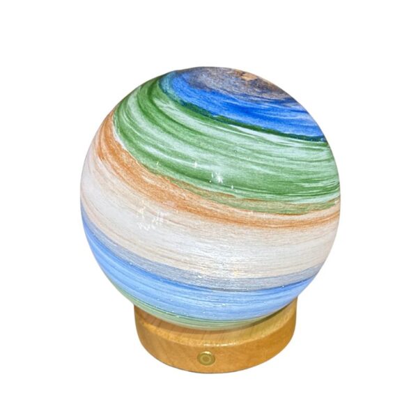 Planetary Lamp - Terra Azure 14cm