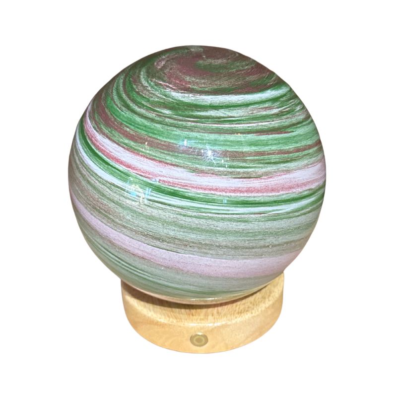 Planetary Lamp - Emerald Solstice 14cm