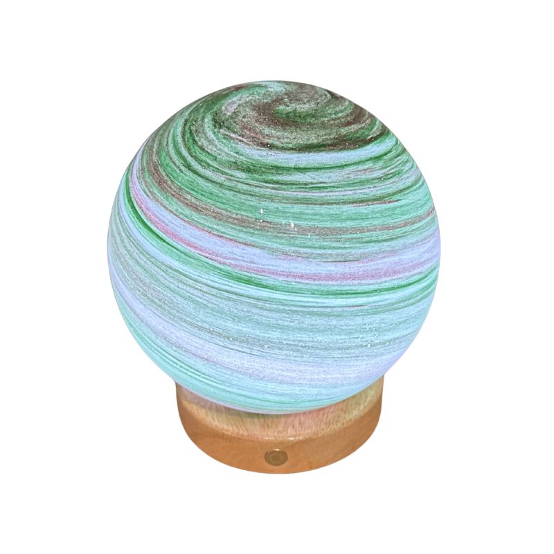Planetary Lamp - Emerald Solstice 14cm