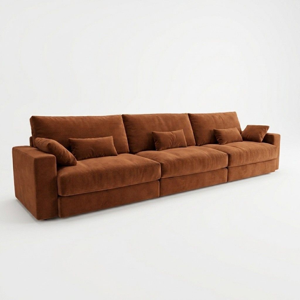 Hector Large Sofa Earthy Tones