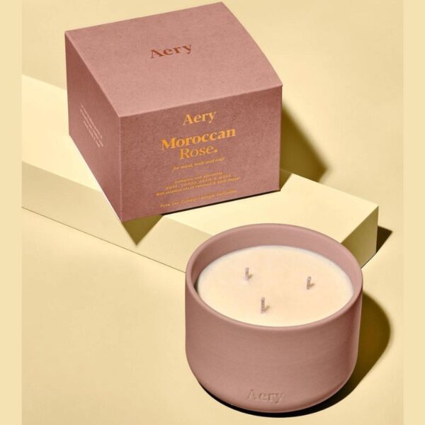 Moroccan Rose Triple Wick Candle