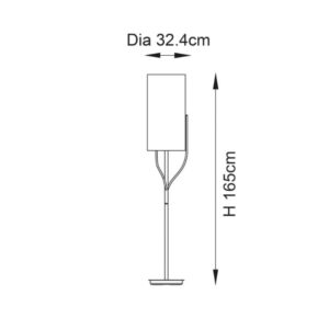 Tubular Floor Lamp Dimensions
