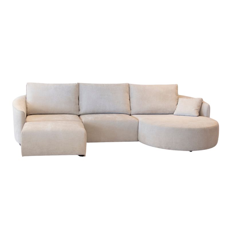 Nora Curved Chaise Sofa from Fama
