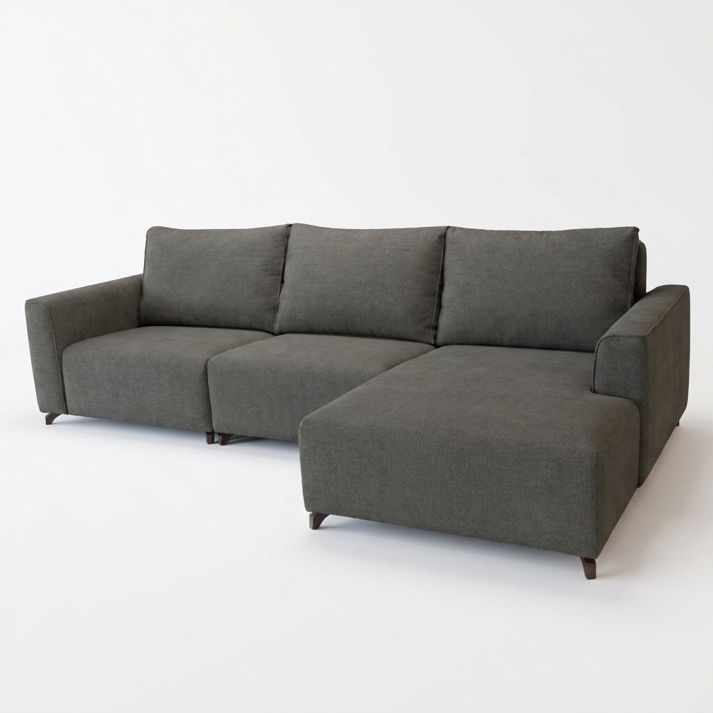 Nora Chaise Sofa Dark Tones RHF