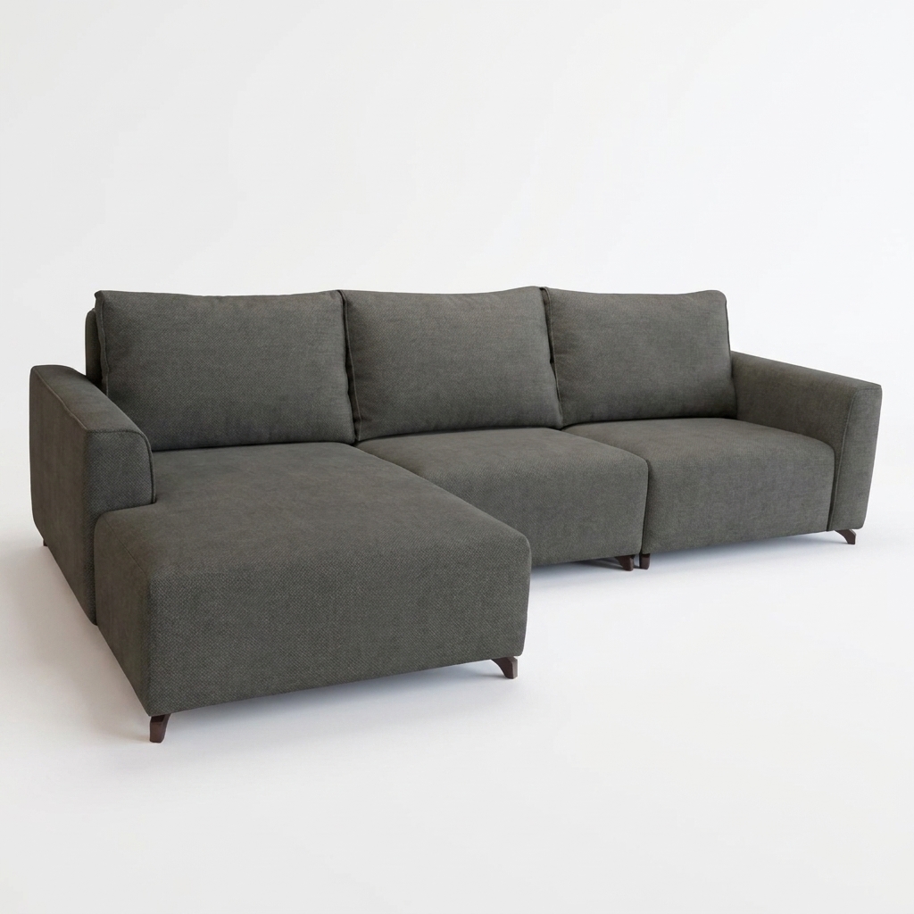 Nora Chaise Sofa Dark Tones