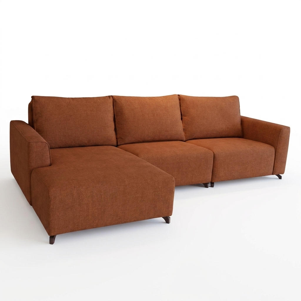 Nora Chaise Sofa Earthy
