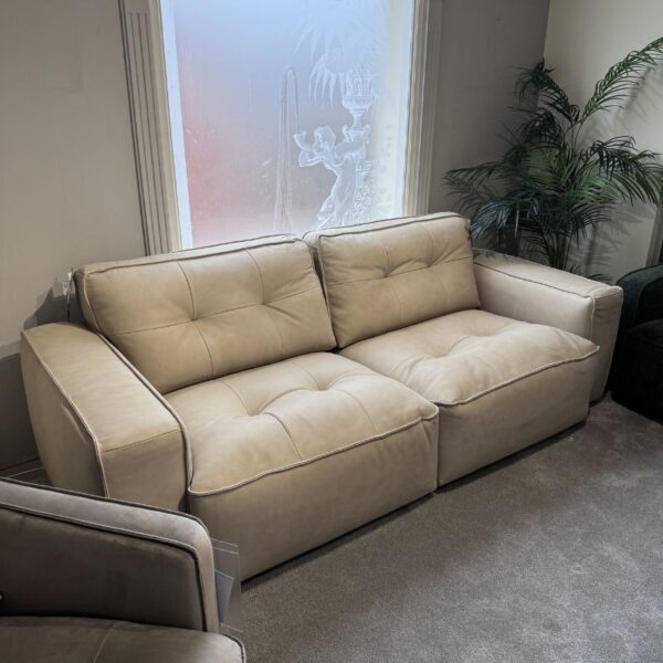 Gravina Large Leather Sofa - Ex-Display
