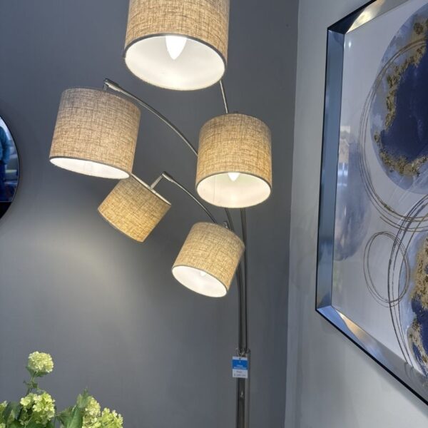 Annecy 5 arm floor lamp - Ex-Display