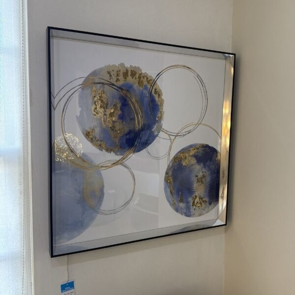 Blue Gold Bubbles II - Clearance