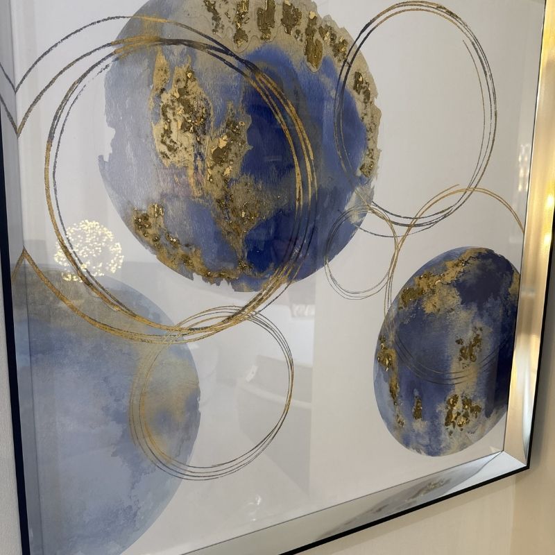 Blue Gold Bubbles II - Ex-Display