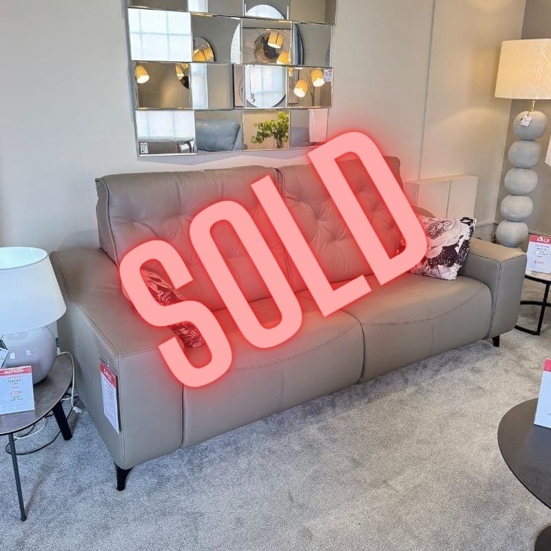 Avalon Leather, recliner Sofa - Display Model - 58% Off