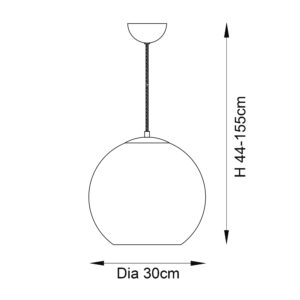 Boli Pendant from Endon