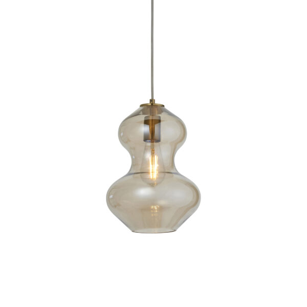 Kelda Shaped Pendant from Endon