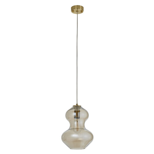 Kelda Shaped Pendant from Endon