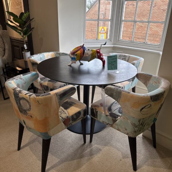 Ibiza table & 4 Fama Toro chairs Ex-Display